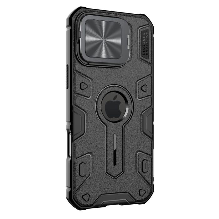 Bild 4, NILLKIN NILLKIN iPhone 16 Pro Max Skal Camshield Armor Svart - Teknikhallen.se