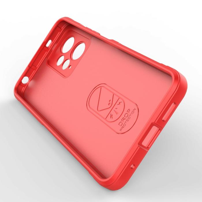 Bild 4,  Xiaomi Redmi Note 12 4G Skal Magic Shield Röd - Teknikhallen.se