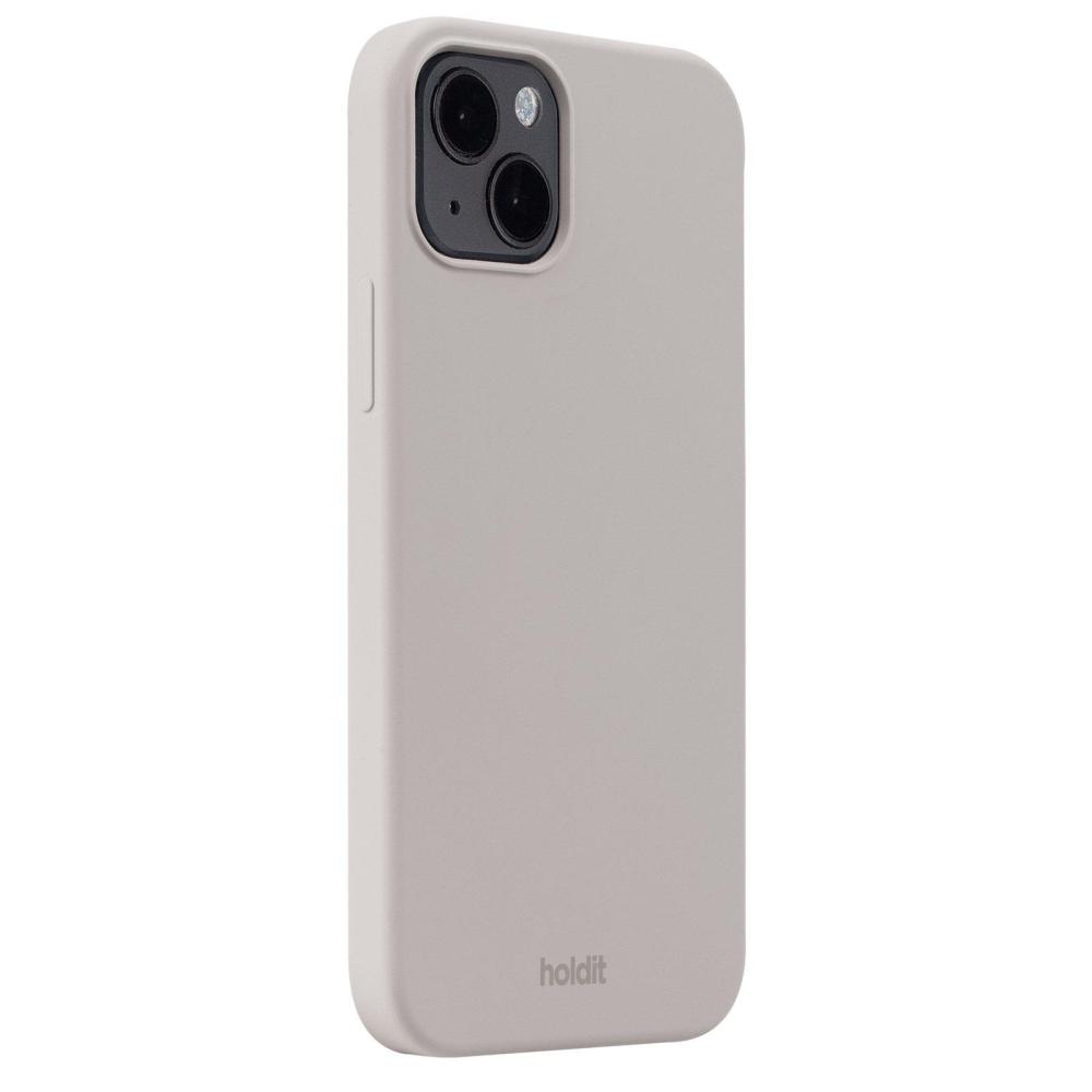 holdit holdit iPhone 15 Plus Mobilskal Silikon Taupe - Teknikhallen.se