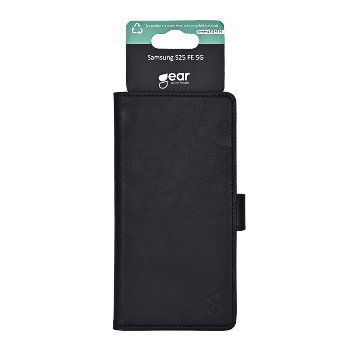 Bild 5, Gear Gear Samsung Galaxy S25 FE 5G Fodral Läder Svart - Teknikhallen.se