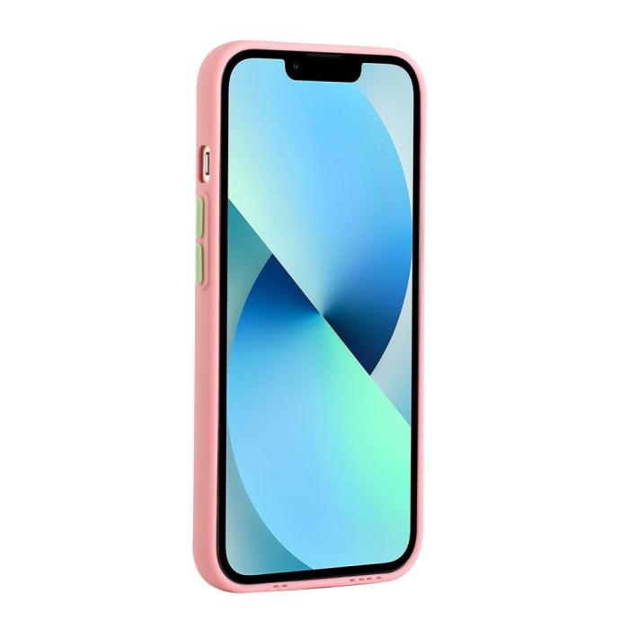 Bild 4,  iPhone 13 Skal Med Kortfack Ljus Rosa - Teknikhallen.se
