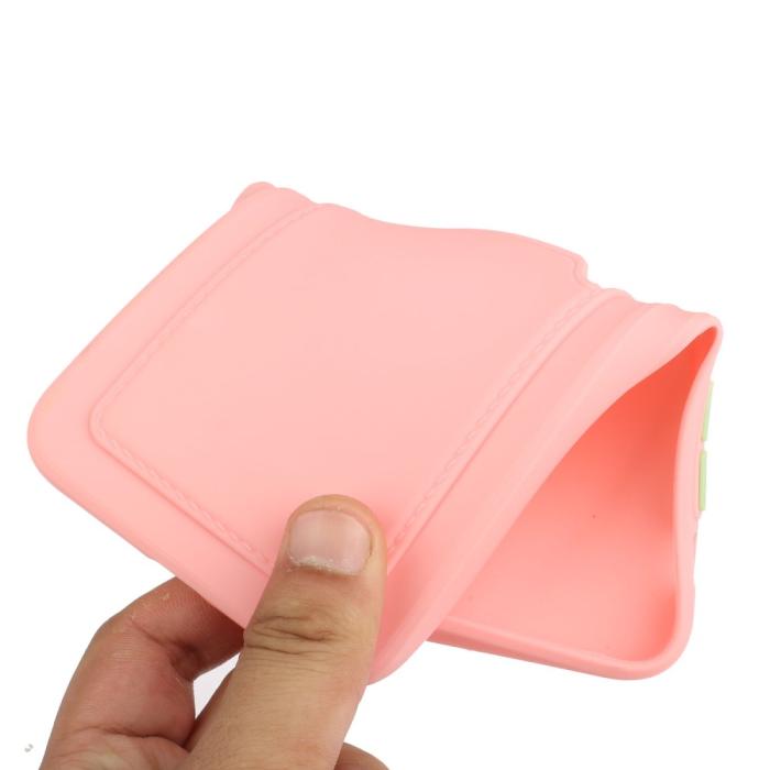 Bild 6,  iPhone 13 Skal Med Kortfack Ljus Rosa - Teknikhallen.se