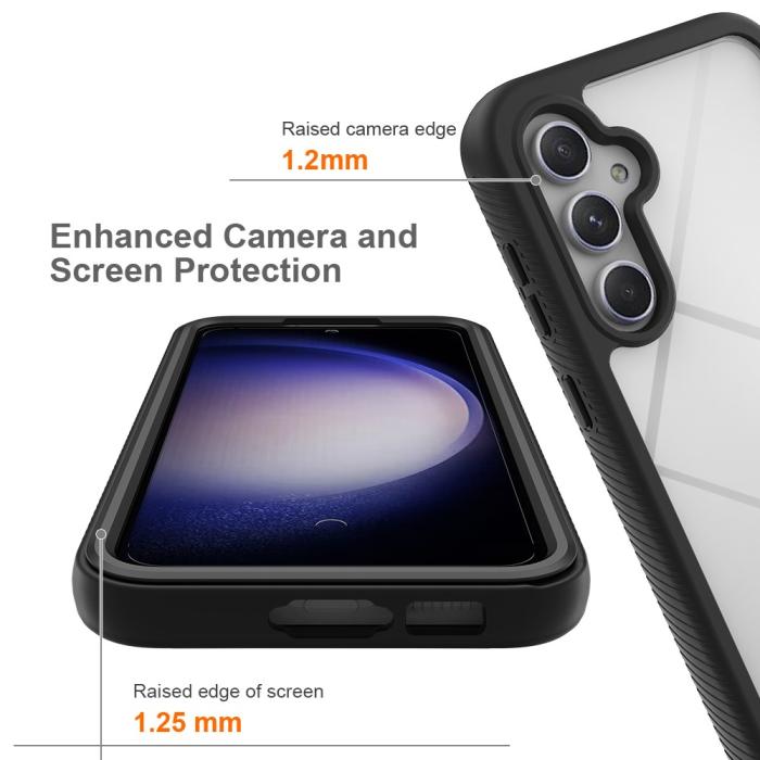 Bild 5,  Samsung Galaxy A35 5G Skal 360 Hybrid Defense Svart - Teknikhallen.se