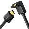 UGREEN UGREEN 1.5m 90° 4K 60Hz HDMI - HDMI Kabel Elbow Svart - Teknikhallen.se