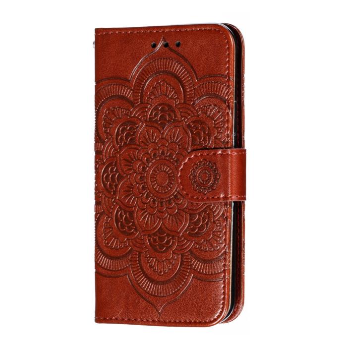 Bild 3,  iPhone 11 Plånboksfodral Mandala - Brun - Teknikhallen.se