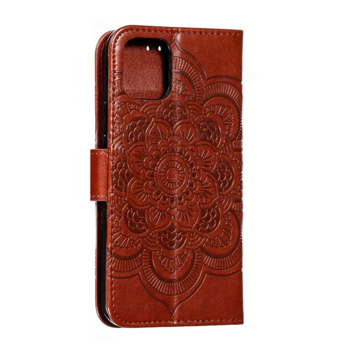 Bild 4,  iPhone 11 Plånboksfodral Mandala - Brun - Teknikhallen.se
