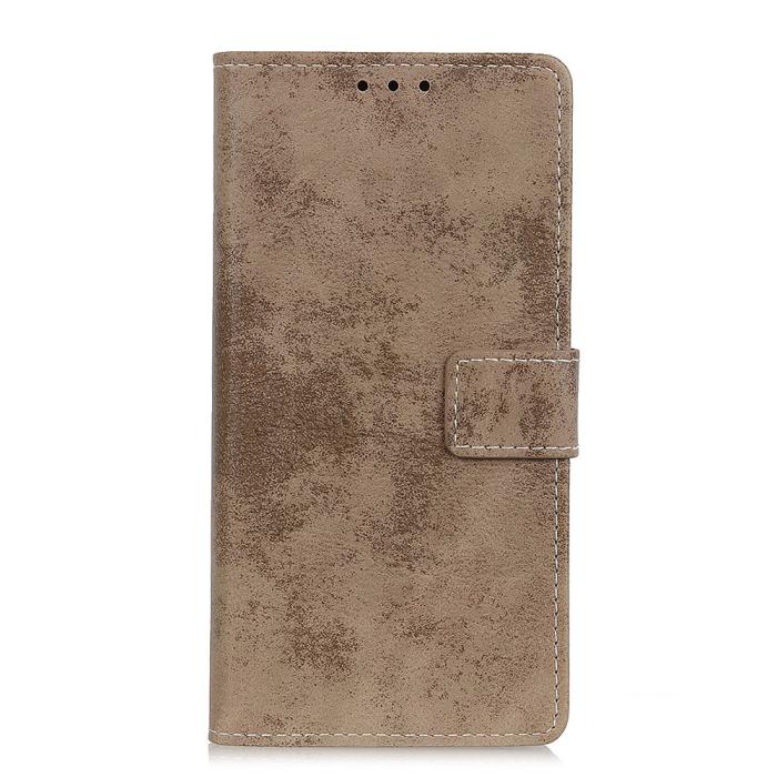 Bild 2,  Samsung Galaxy S22 Plus Fodral Retro Läder Khaki - Teknikhallen.se