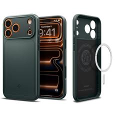 Spigen Spigen iPhone 17 Pro Skal MagSafe Thin Fit Abyss Green - Teknikhallen.se