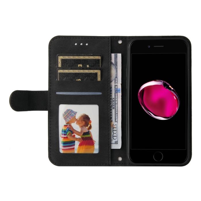 Bild 4,  iPhone 7/8/SE Fodral Skin Touch Svart - Teknikhallen.se