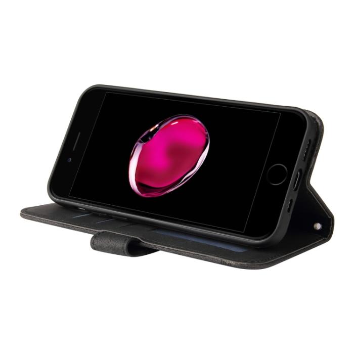 Bild 5,  iPhone 7/8/SE Fodral Skin Touch Svart - Teknikhallen.se