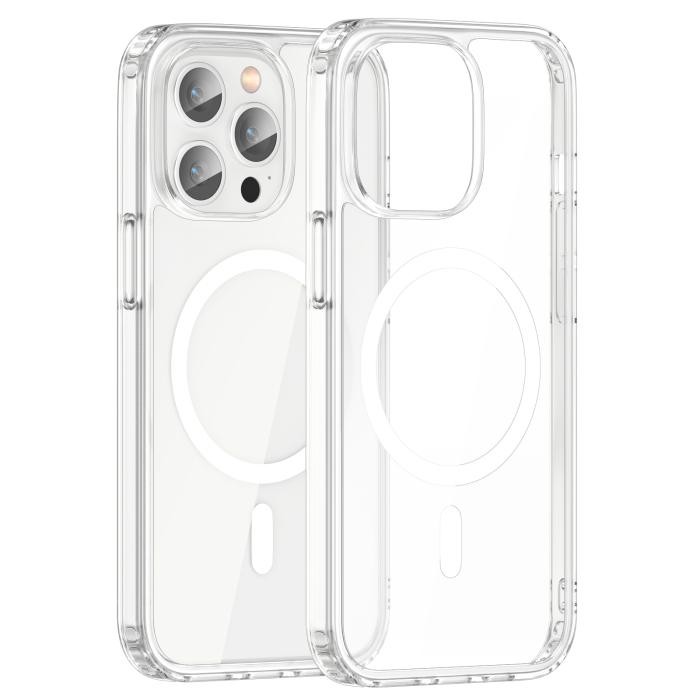 Bild 2, ColorPop ColorPop iPhone 13 Pro Skal CH MagSafe Transparent/Vit - Teknikhallen.se