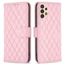  Samsung Galaxy A04s / A13 4G/5G Fodral Diamond L&auml;der Ljus Rosa - Teknikhallen.se