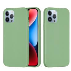  iPhone 15 Pro Skal Silikon Gr&ouml;n - Teknikhallen.se