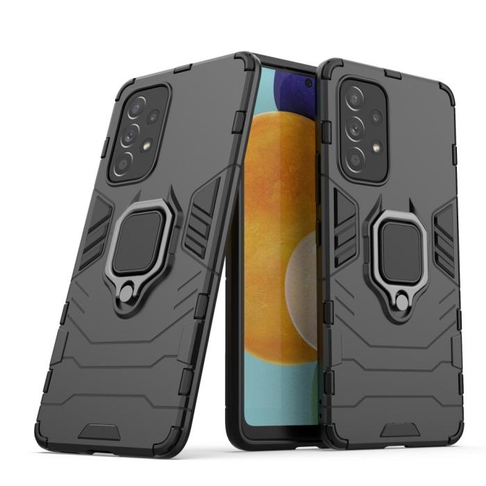 Bild 4,  Samsung Galaxy A53 5G Skal Ring Armor Hybrid Svart - Teknikhallen.se