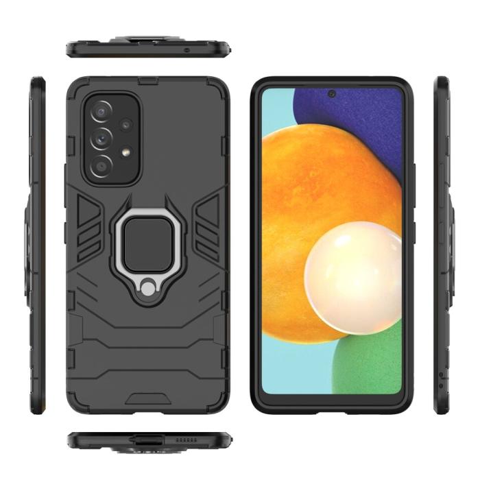 Bild 5,  Samsung Galaxy A53 5G Skal Ring Armor Hybrid Svart - Teknikhallen.se