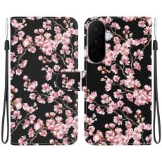 Samsung Galaxy A27 5G Fodral L&auml;der Blommor Rosa - Teknikhallen.se