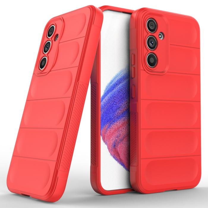 Bild 6,  Samsung Galaxy A54 5G Skal Magic Shield TPU Röd - Teknikhallen.se