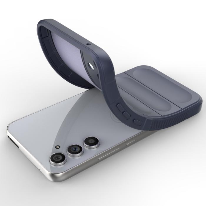 Bild 2,  Samsung Galaxy A54 5G Skal Magic Shield TPU Mörk Blå - Teknikhallen.se