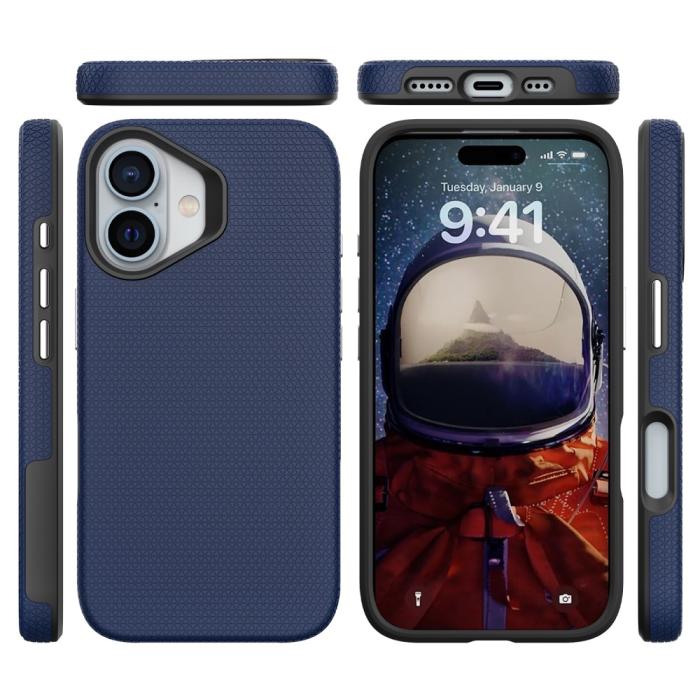 Bild 3,  iPhone 16 Plus Skal Xtreme Shockproof Hybrid Mörk Blå - Teknikhallen.se