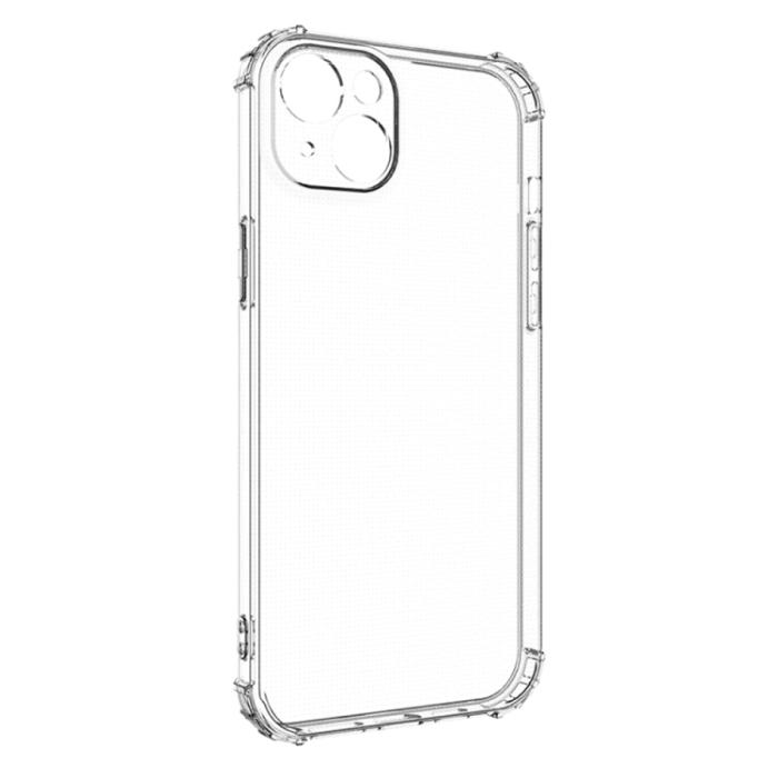 Bild 3,  iPhone 14 Plus Skal TPU Shockproof Transparent - Teknikhallen.se