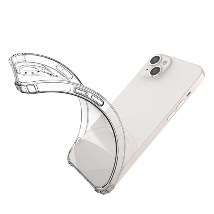 Bild 4,  iPhone 14 Plus Skal TPU Shockproof Transparent - Teknikhallen.se