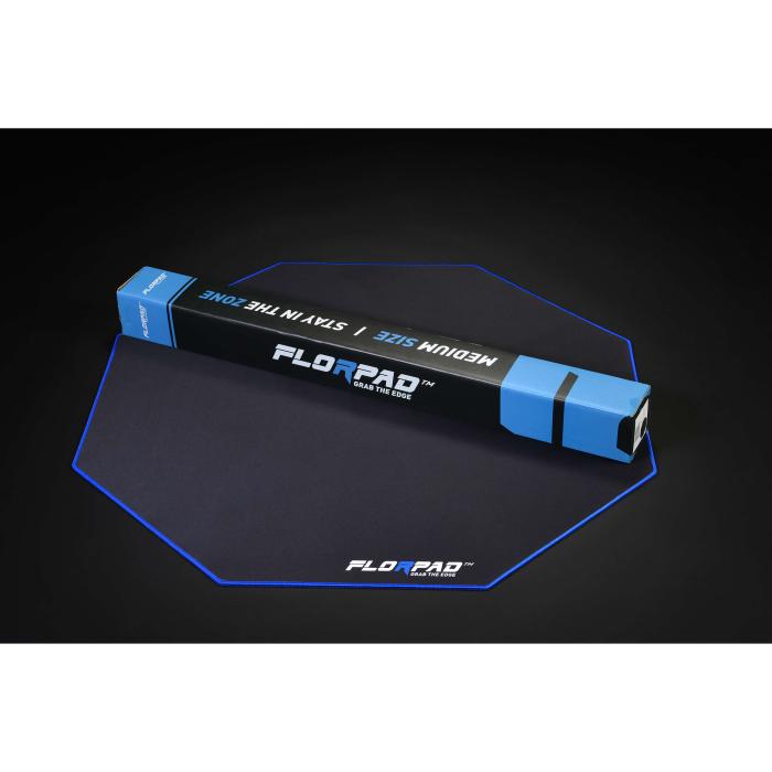 Bild 6, FLORPAD FLORPAD Blue Line Gamingmatta 100x100 cm - Teknikhallen.se