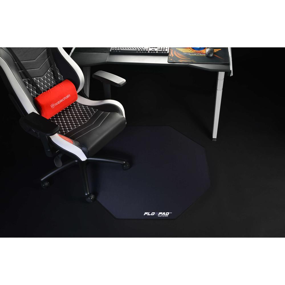 FLORPAD FLORPAD Black Line Gamingmatta 100x100 cm - Teknikhallen.se