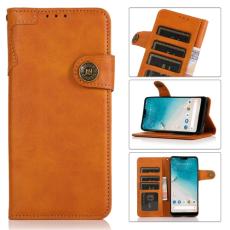 KHAZNEH KHAZNEH Samsung Galaxy S22 Fodral L&auml;der Brun - Teknikhallen.se