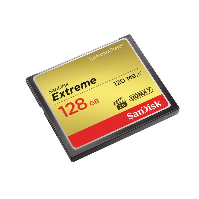 Bild 4, SanDisk SanDisk CF Extreme 128GB 120MB/s Minneskort - Teknikhallen.se