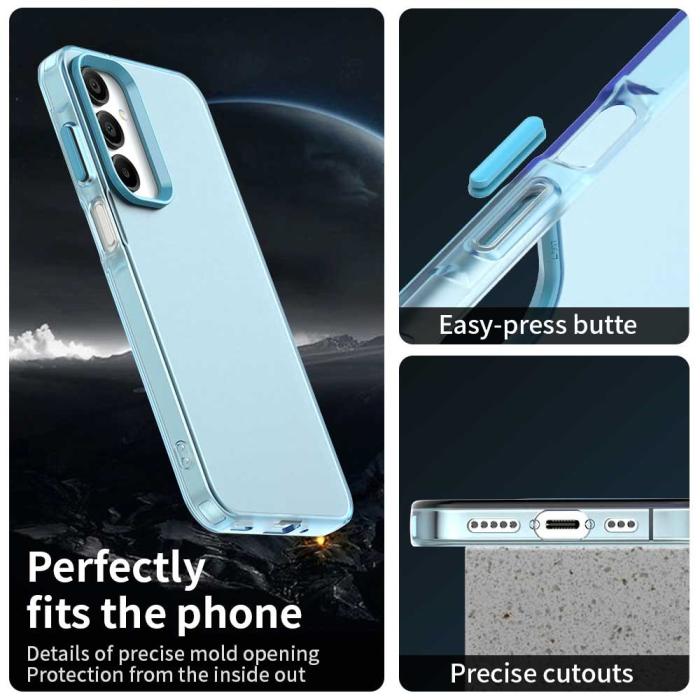 Bild 3,  Samsung Galaxy A36 5G/A56 5G Skal Hybrid Matt Blå - Teknikhallen.se