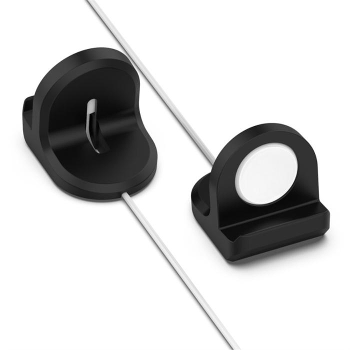 Bild 6,  Google Pixel Watch Laddningsstativ Silikon Svart - Teknikhallen.se