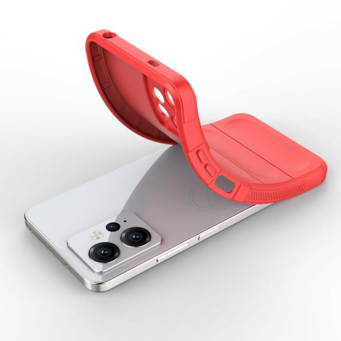 Bild 5,  Xiaomi Redmi Note 12 4G Skal Magic Shield Röd - Teknikhallen.se