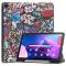  Lenovo Tab M10 Plus Gen 3 Fodral Tri-Fold Grafitti - Teknikhallen.se