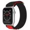 ColorPop Apple Watch 38/40/41 mm Armband Alpine Pro Loop Svart/Röd - Teknikhallen.se