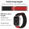 ColorPop Apple Watch 38/40/41 mm Armband Alpine Pro Loop Svart/Röd - Teknikhallen.se