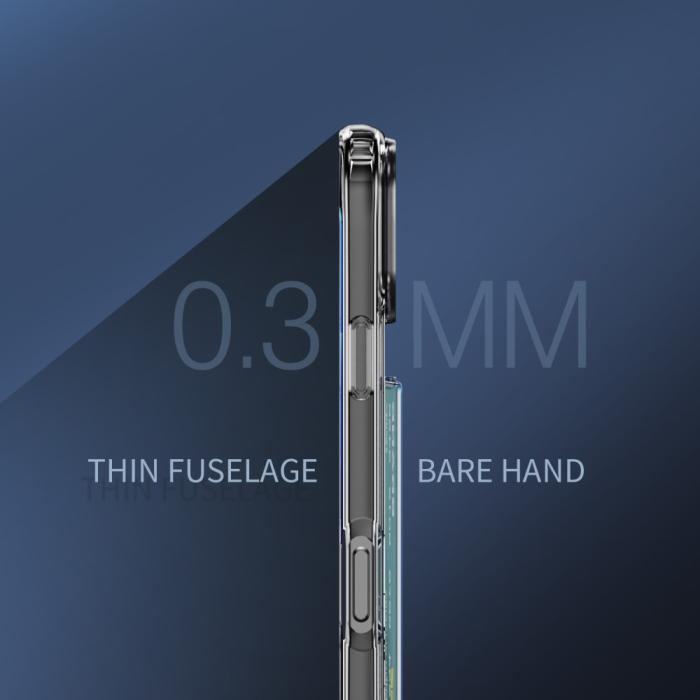 Bild 6,  iPhone 16 Pro Skal Med Kortfack TPU Transparent - Teknikhallen.se