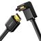 UGREEN UGREEN 1.5m 270° 4K 60Hz HDMI - HDMI Kabel Elbow Svart - Teknikhallen.se