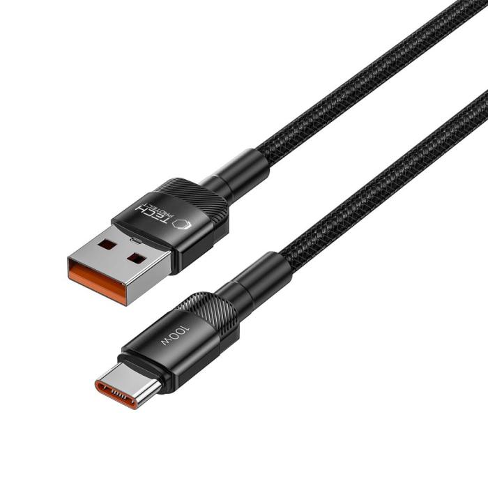 Bild 3, Tech-Protect Tech-Protect 100W/5A 50cm USB-C Kabel UltraBoost Evo Svart - Teknikhallen.se