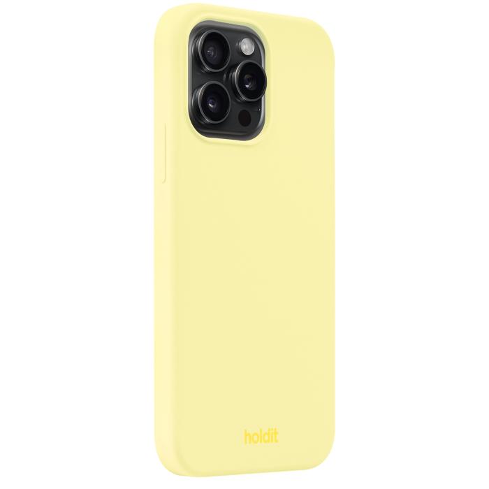 Bild 2, holdit holdit iPhone 15 Pro Max Mobilskal Silikon Lemonade - Teknikhallen.se