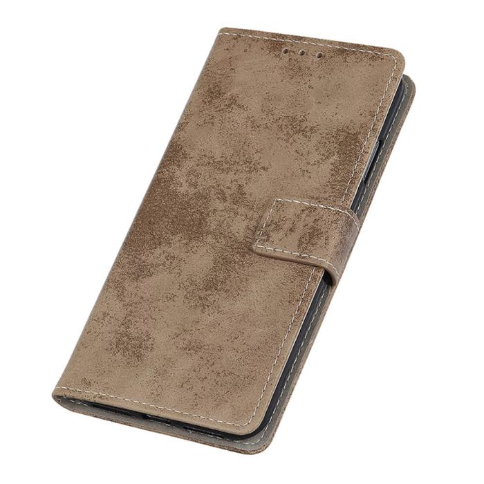 Bild 6,  Samsung Galaxy S22 Plus Fodral Retro Läder Khaki - Teknikhallen.se