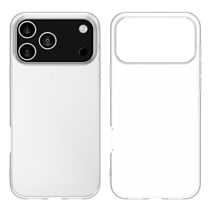 Bild 2,  iPhone 17 Pro Max Skal Slim TPU Transparent - Teknikhallen.se