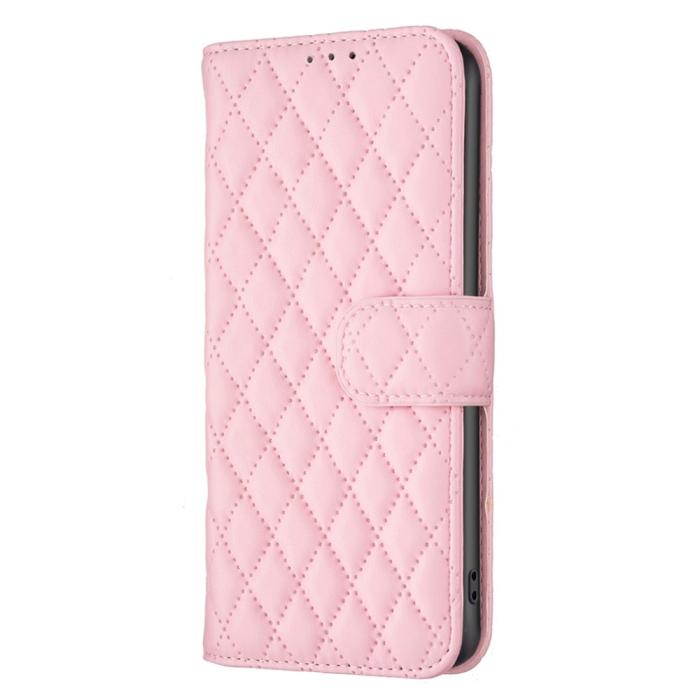 Bild 6,  Samsung Galaxy A04s / A13 4G/5G Fodral Diamond Läder Ljus Rosa - Teknikhallen.se