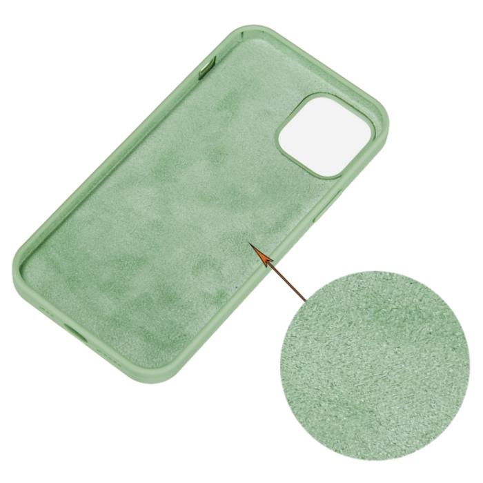 Bild 3,  iPhone 15 Pro Skal Silikon Grön - Teknikhallen.se