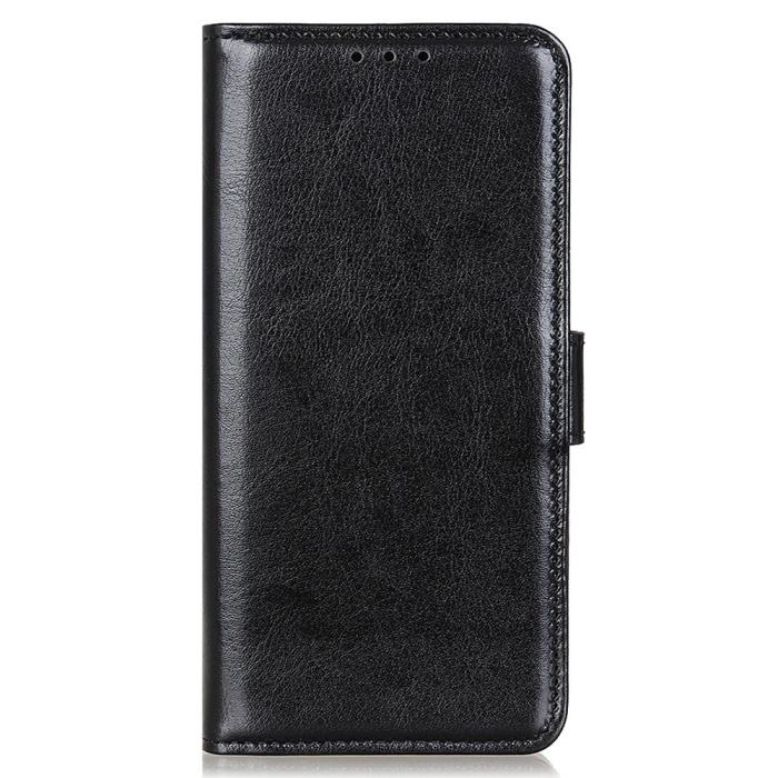 Bild 6,  Xiaomi Redmi 10 5G Fodral Crazy Horse Svart - Teknikhallen.se