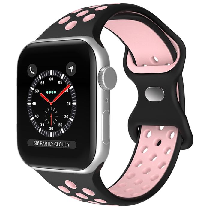 Bild 2, ColorPop Sportarmband Dual-Color Apple Watch 42/44/45/46/49 mm (M/L) - Teknikhallen.se