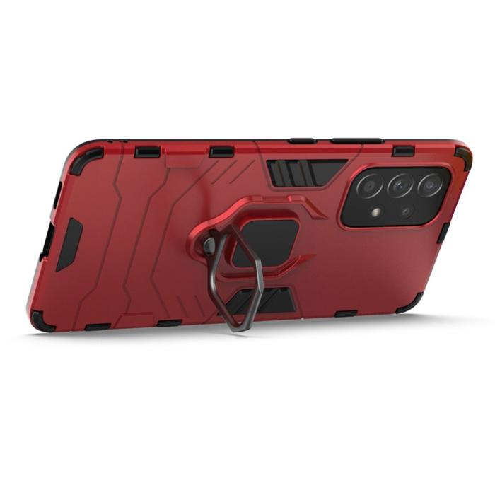 Bild 2,  Samsung Galaxy A53 5G Skal Ring Armor Hybrid Röd - Teknikhallen.se