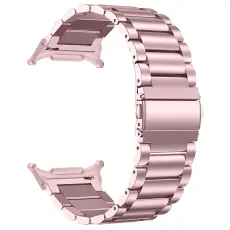  Galaxy Watch Ultra (2025) / 47 mm Klockarmband Rostfritt St&aring;l Rosa - Teknikhallen.se