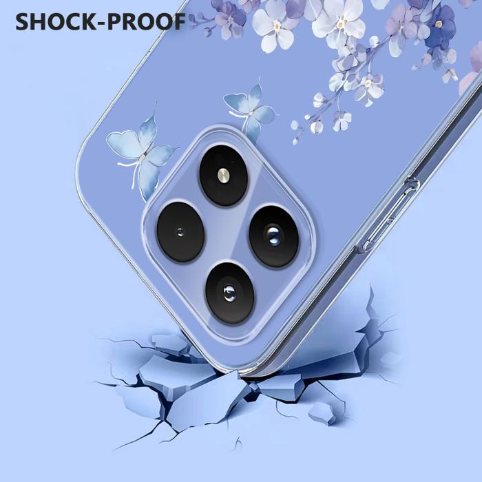 Bild 2,  Xiaomi 17 Skal TPU Blommor Violer - Teknikhallen.se