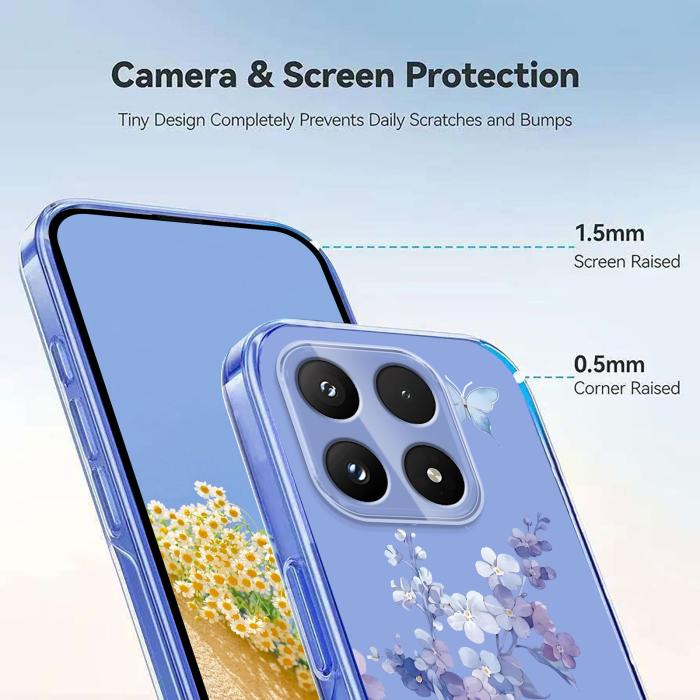 Bild 3,  Xiaomi 17 Skal TPU Blommor Violer - Teknikhallen.se