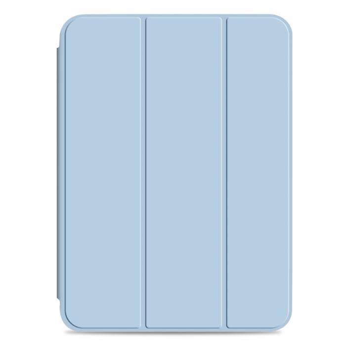Bild 2,  iPad Mini 2024/2021 Fodral Slim Tri-Fold Pennhållare Ljus Blå - Teknikhallen.se